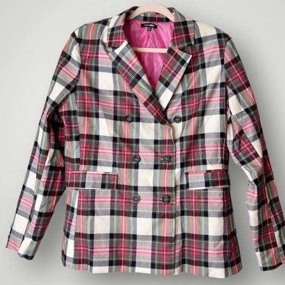 Fashion Nova Jackets & Coats Fashion Nova Plaid Preppy Double